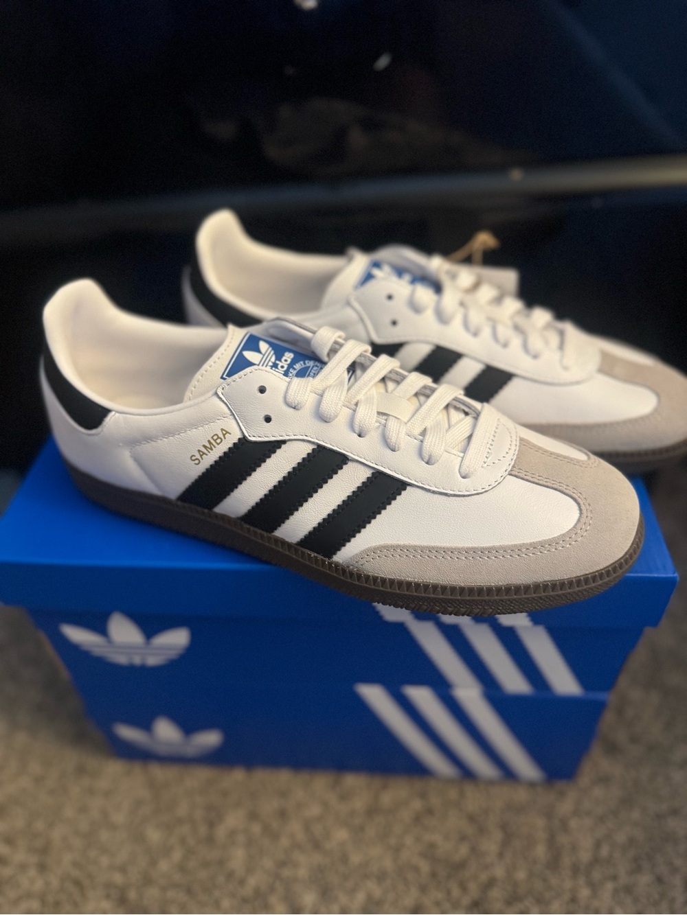 adidas Samba Men’s Sneakers White Black Gray